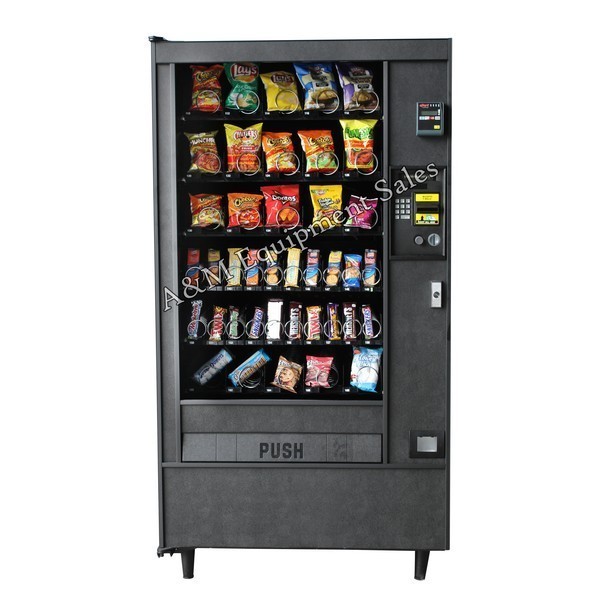 Automatic Products 123 Snack Machine is able to vend 40 different selection...