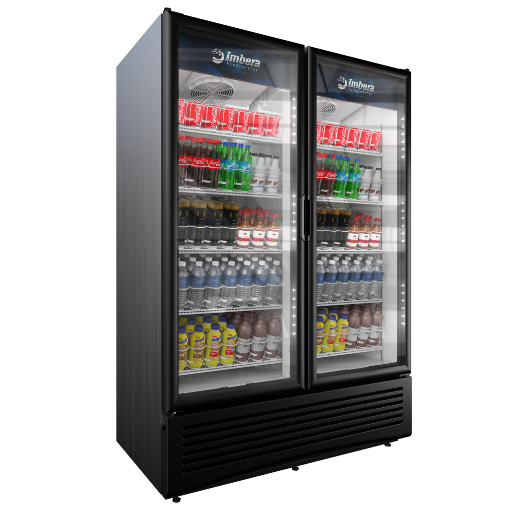 Imbera VRD43 Double Door Cooler A&M Vending Machine Sales