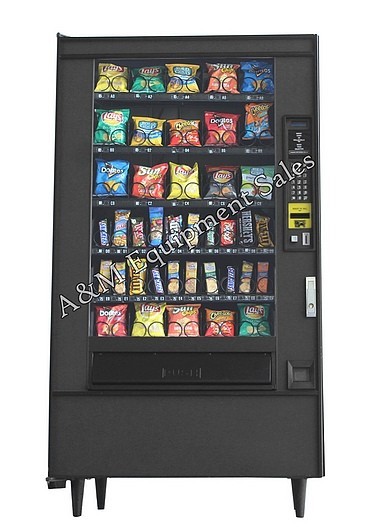 Vendo Univendor 2 and National 147 Vending Machine Bundle Snack and Drink 
