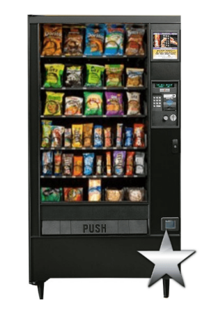 AP 933 Snack Vending Machine Silver Star