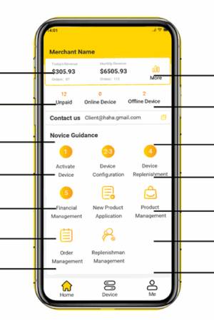 HAHA Vending Mobile APP for Smart Coolers